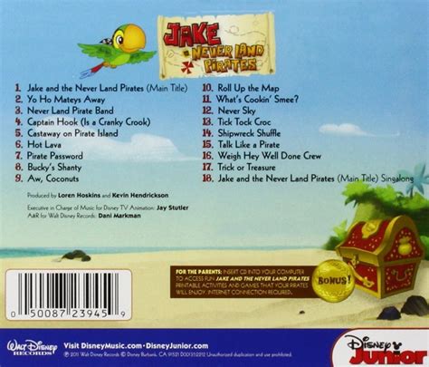 Film Music Site Jake And The Never Land Pirates Soundtrack The Never Land Pirate Band Walt