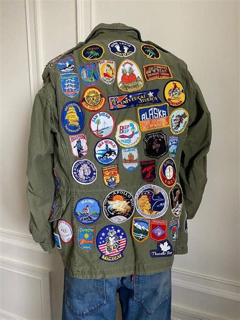 Rare 1970s Military Jacket W Original Patches Etsy