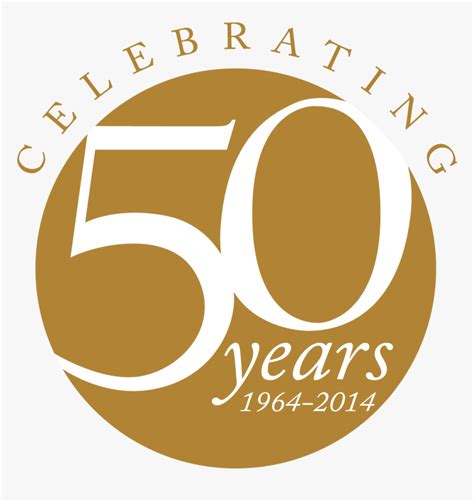 Celebrating 50 Years Logo Hd Png Download Kindpng