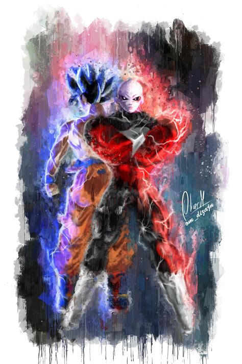 Dragon Ball Super Fan Art Goku Jiren Oc Dbz