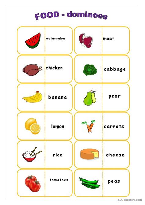 Food Flashcards Vocabulary Flashcard English Esl Worksheets Pdf And Doc