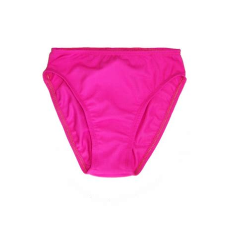 Chlorine Resistant Bikini Briefs For Girls In Pink