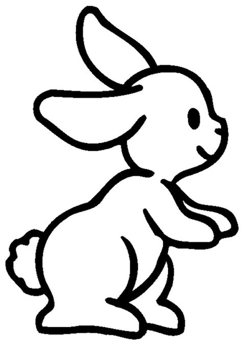 Coloriage lapin à imprimer & dessin de lapin à colorier que des beaux lapins pour pâques ou pour les personnes qui adorent cet animal très mignon avec de très longues oreilles. Coloriage de Lapin, dessin Un beau lapin à colorier