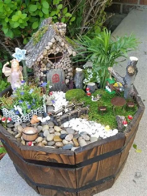Lovely And Magical Miniature Fairy Garden Ideas Talkdecor