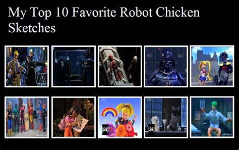My Top 10 Favorite Robot Chicken Sketches Sample By