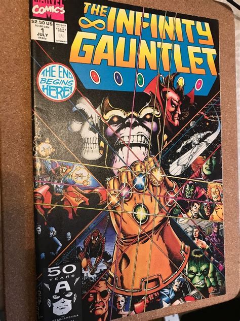 Infinity Gauntlet 1 1991 Avengers Thanos Jim Starlin George Perez