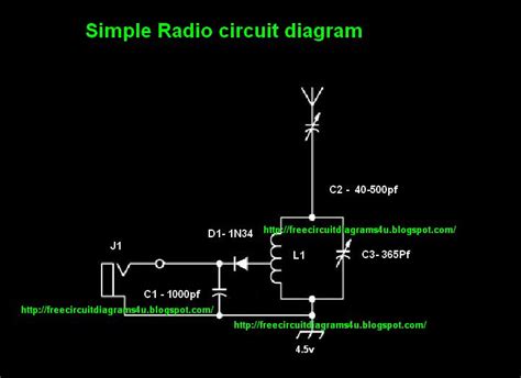Simple Radio Circit Diagram Circuit Schematic With