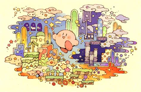 Maniani Kirby Kirby S Dream Land Kirby Series Nintendo D Blush Blush Stickers Cloud
