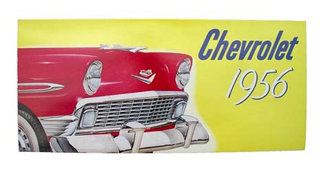 1956 Chevy Sales Brochure 56 Psb