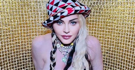 Madonna 63 Appears Topless In Ageless Selfie As She Says Shes In