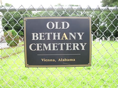 Old Bethany Cemetery In Vienna Alabama Find A Grave Cemetery