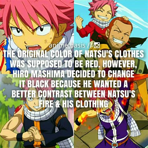 Acnologia's younger appearance in the fairy tail anime 2018. Anime Fact // Fairy Tail : The original color of Natsu's clothes was supposed to be red. However ...