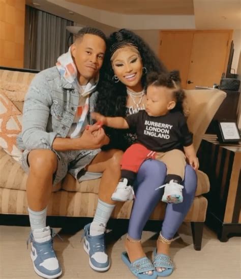 Nicki Minaj Is Stunned After Her Son Says Hi To The World Shares Rare Family Moments