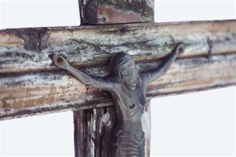 120 Jesus Christ Crucified Ancient Wooden Sculpture Stock Photos Free