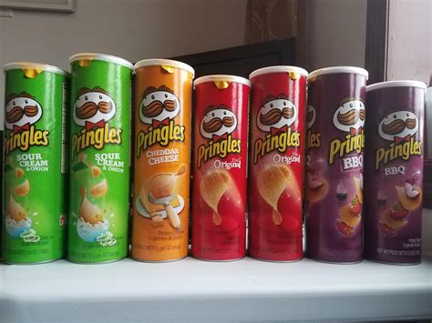 These Pringles Cans Of Slightly Varying Height And Content Were The