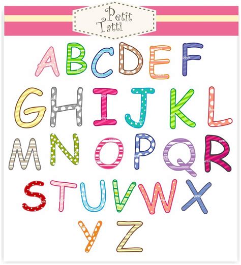 Alphabet letters clipart – Clipartix