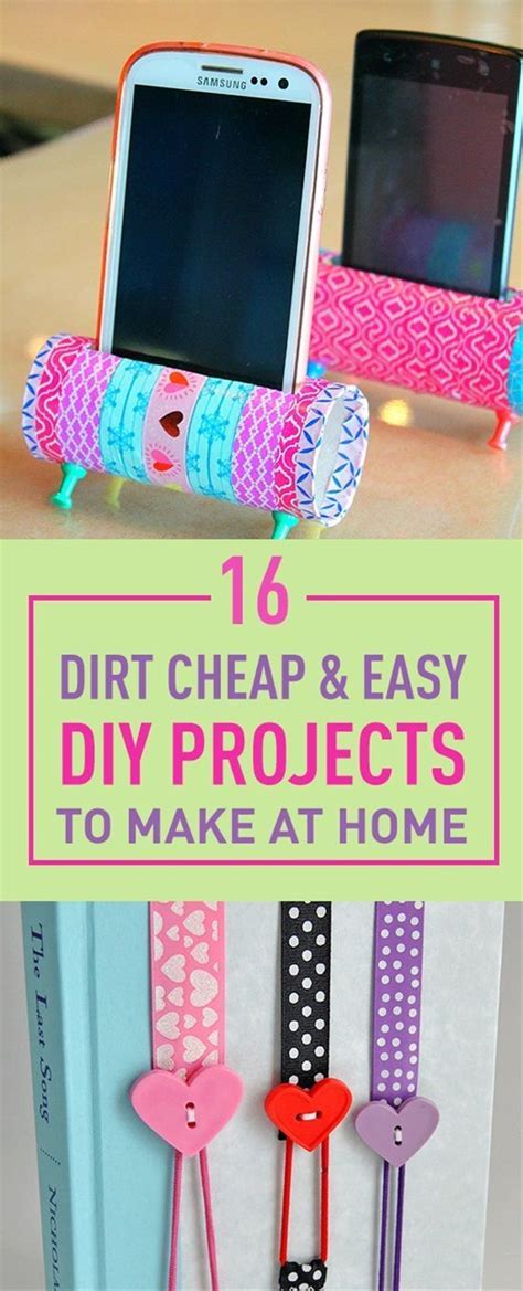16 Dirt Cheap And Easy Diy Projects To Make At Home New