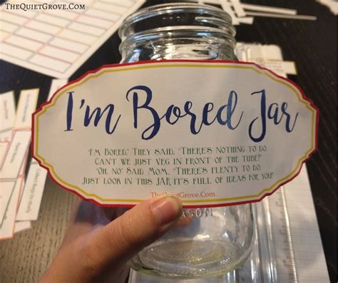 Overcoming Summer Boredom With An Easy Diy Im Bored Jar And Im Bored