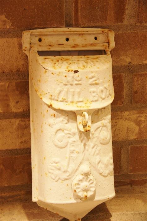 antique griswold no 2 cast iron mailbox