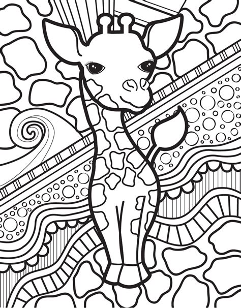 Zendoodle Coloring Pages Of Animals Coloring Pages