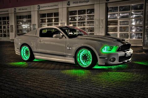 Neon Shelby This Is A Mustsng Gt 500 Shelby Cobra Pimped Out With