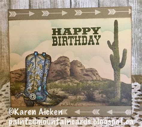 Painted Mountain Cards Southwest Birthday Card