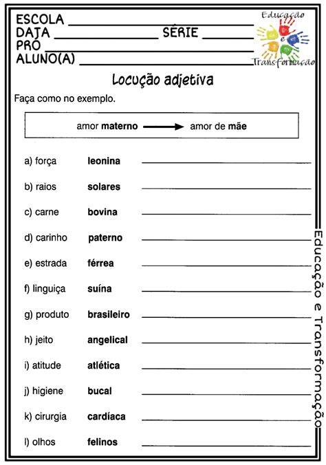 Adjetivo Atividade De L Ngua Portuguesa Para Trabalhar Os Adjetivos Portal Escola