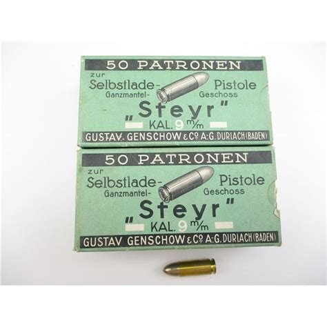 Military Geco 9mm Steyr Ammo Lot