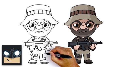 How To Draw Captain Price Call Of Duty Youtube