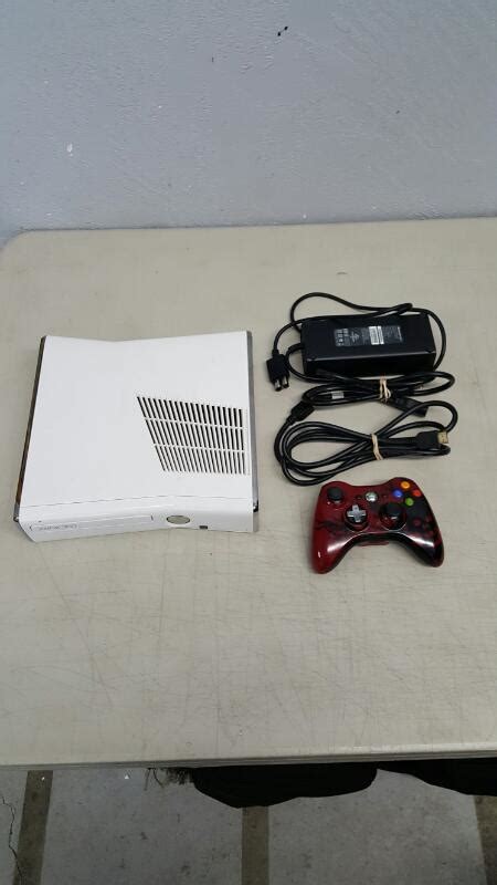 Microsoft Xbox 360 S White Console 4gb Model 1439 Like New Buya