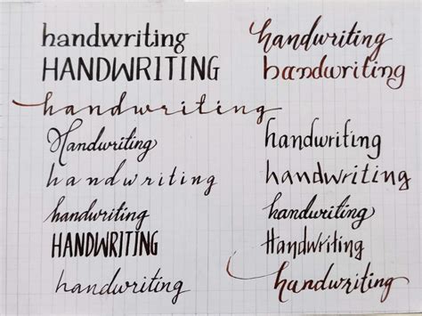 I Like To Try To Write In Different Styles Rhandwriting