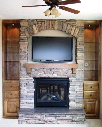 Stone Fireplace Tv Above Fireplace Guide By Linda