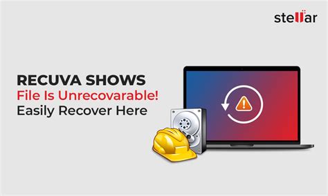 Recuva Data Recovery Software Shows File Is Unrecoverable