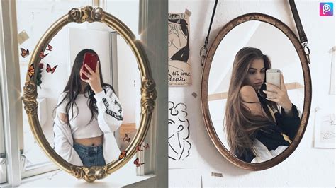 how to edit aesthetic mirror selfie on picsart picsart tutorial youtube