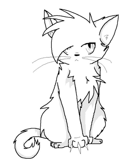 Warrior Cats Coloring Pages Scourge