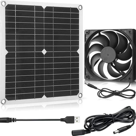 Buy Solar Panel Powered Fan 20w 16v Solar Exhaust Fan Waterproof