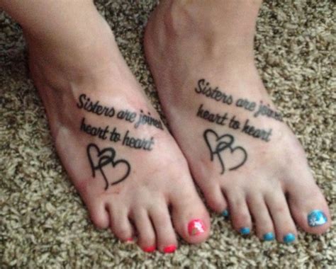 Matching Twin Sister Tattoos