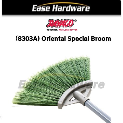 Rayaco 8303a Nylon Pvc Broom Without Iron Handle Clean Sweep