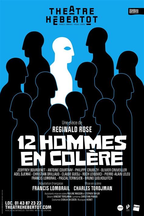 12 Hommes En Colère Une Adaptation Intense Au Théâtre Hébertot