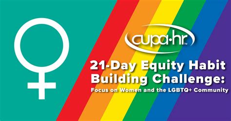 21 Day Challenge Focus On Women And Lgbtq Cupa Hr