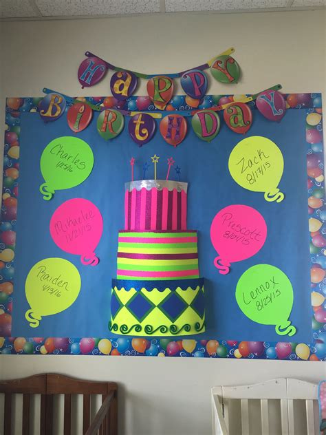 Birthday Board Birthday Board Infant Room Bulletin Boards Birthday