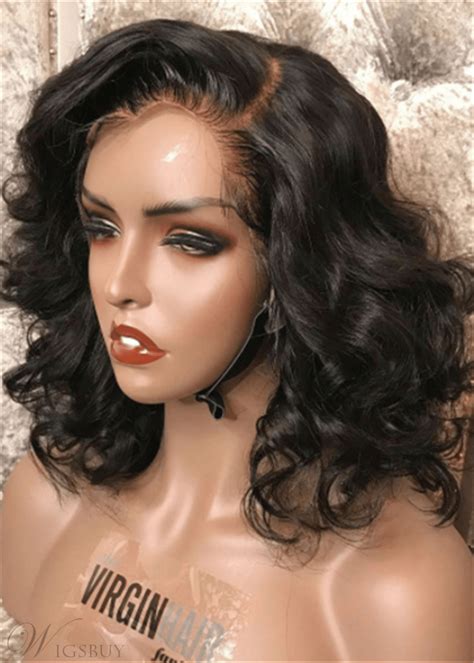 Short wavy layered fringe capless synthetic wigs. Fluffy Sexy Elegant Wavy Short Synthetic Hair Lace Front ...