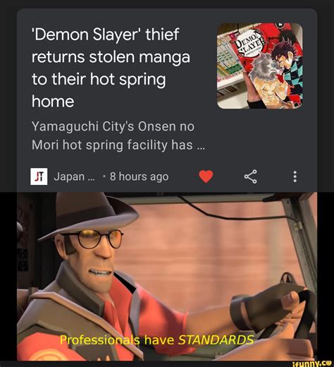 Demon Slayer Thief Returns Stolen Manga To Their Hot Spring Home