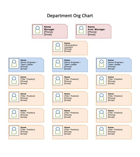 organization chart sample