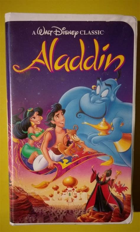 Vintage Aladdin Movie Walt Disney Vhs Tape The Classics Sexiz Pix