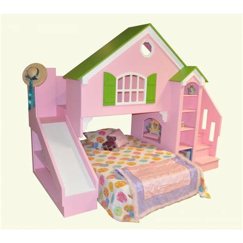 The easiest way to cut the angle for the support. Great and Cool Bunk Beds with Slide for Kids | atzine.com