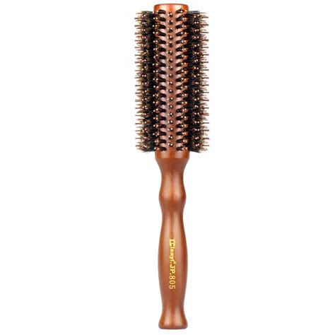 They actually lift away the dust and debris that your hair collects throughout the day while redistributing the scalp's healthy natural oils from root to tip. Natural Boar Bristles Hair Round Brush with Wood Handle ...