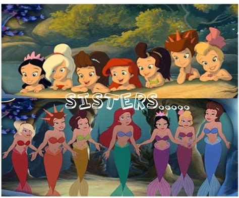 Image Ariel And Her Sisterspng Disney Wiki Fandom Powered By Wikia