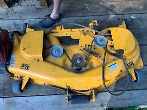 Genuine cub cadet part,original factory parts,new old stock,deck shell,complete deck assemblies, belt guard,deck spindle mounting plate,stamped deck,fab deck,cub nos oem chute deflector w/graphic ha 20253 (new take off) cub cadet 325 60 mower deck sold as pictured. USED Cub Cadet 1000 Series LT1050 50 " Mower Deck "LOCAL ...