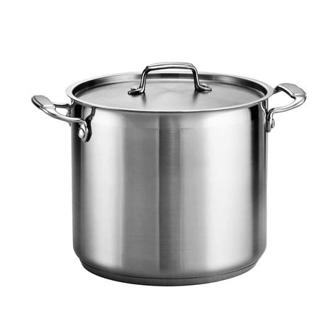 Diy hardwood pot lid handle | you can. Tramontina Gourmet 12 Qt. Stainless Steel Stock Pot with ...